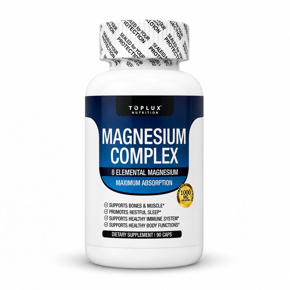 Magnesium Complex · 8 formas de magnesio · 90 cápsulas